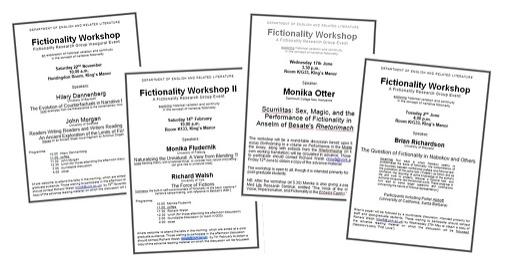 Fictionality workshop posters